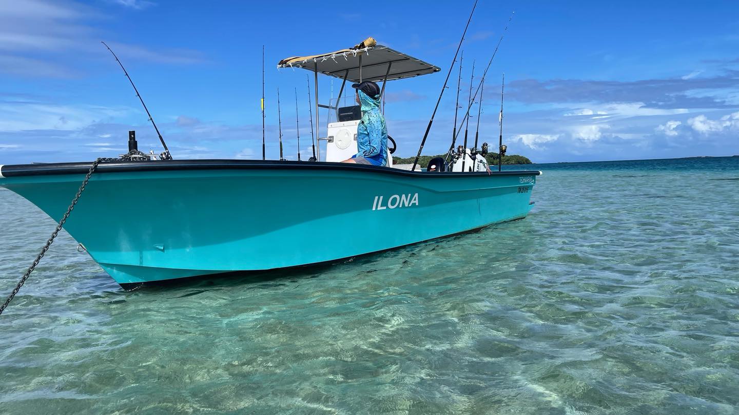 Bateau de pêche sportive à Masoala
